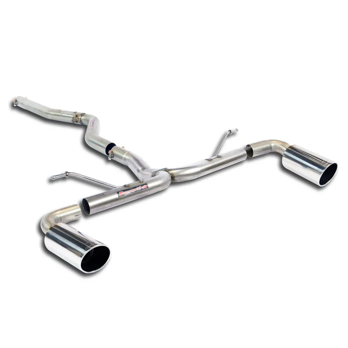 Supersprint Bmw F20 / F21 -> 2015 Connecting Pipe + Rear Pipe Right O100 - Left O100(Muffler Delete) 1