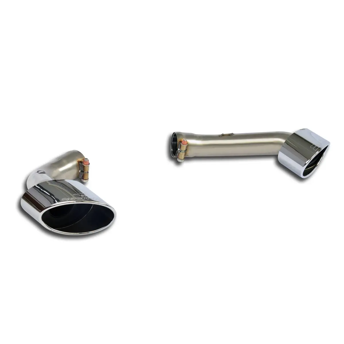 Supersprint Bmw E71 / E72 X6 Endpipe Kit 150X105 Right - Left(For Oem Rear Bumper) 1