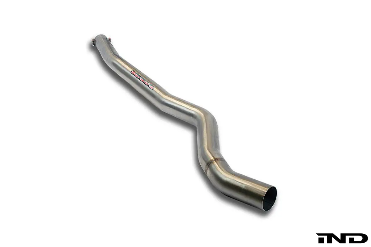 Supersprint F3x 3 / 4-Series (N20) Stainless Center Pipe - Non-Resonated 1