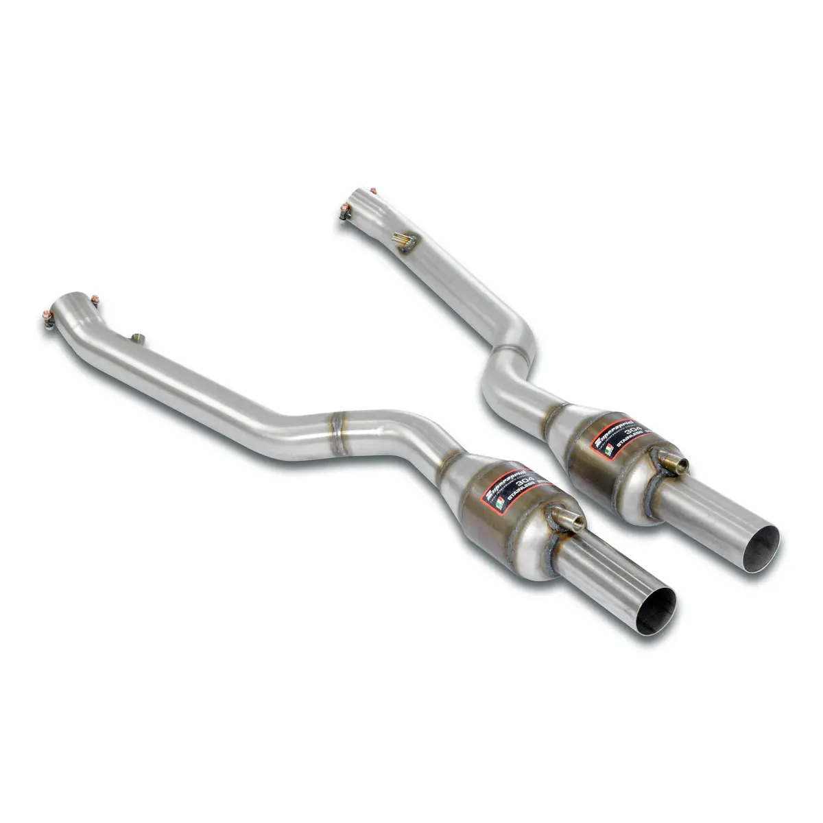 Supersprint Bmw E60 Sedan M5 Front Pipe With  Metallic Catalytic Converter Right - Left 1