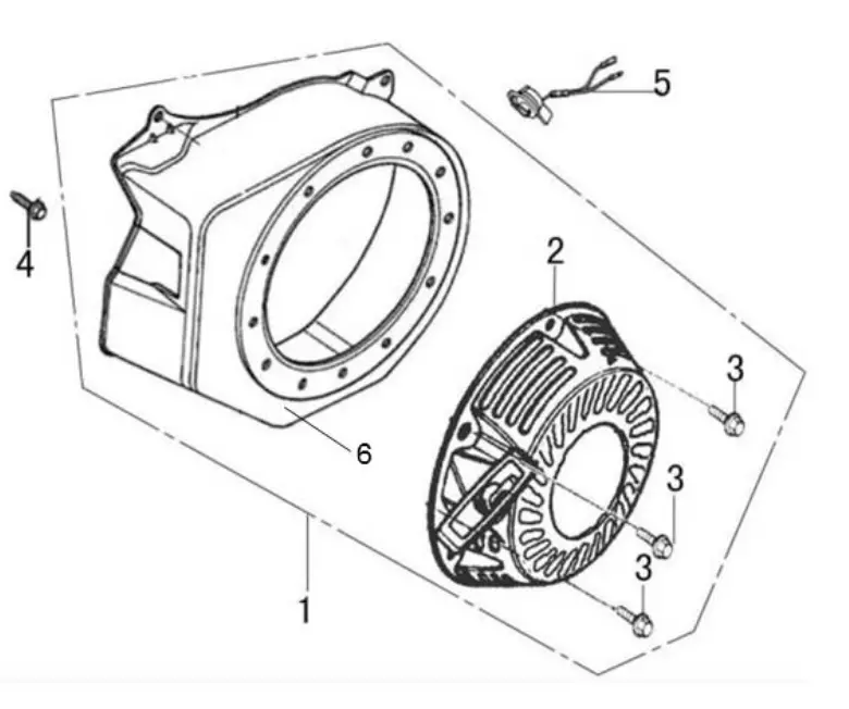 A201471 Recoil Starter Southland/Powermate Nla 1