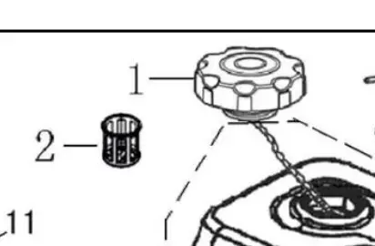 A202653 Filter, Fuel Cap Ref 2 Powermate - Nla 1