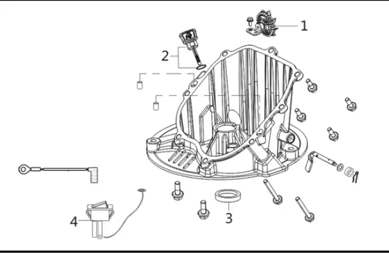 A203210 Oil Dipstick Assembly Ref 2 Powermate 1