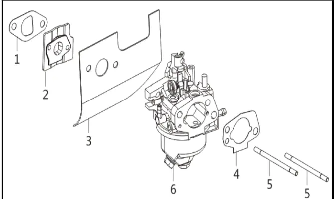 A203280 Carburetor Assembly For Rv150 Trimmer Powermate 1