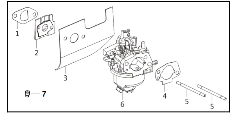 A203204 Carb Gasket Kit Ref 1-5 Powermate Nla 1