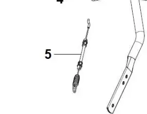 A203438 Clutch Cable Control Ref 5 Southland - Nla 1