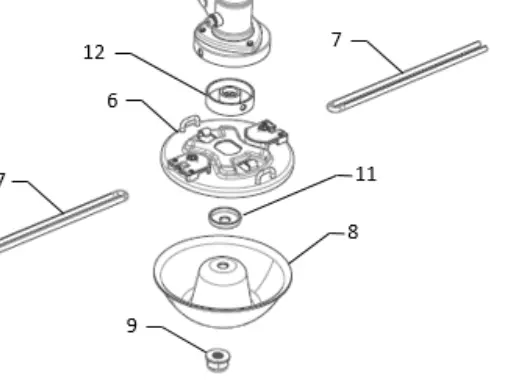 A203764 Spacer, Trimmer Head Ref 11 Southland Sba-Bx2/Wh3 1