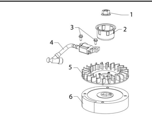 A204121 Ignition Coil Assembly Reference 4 Shown Powermate Southland 1