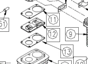 Ab6040051  Valve Plate Assembly  Ref 12 Northstar 1