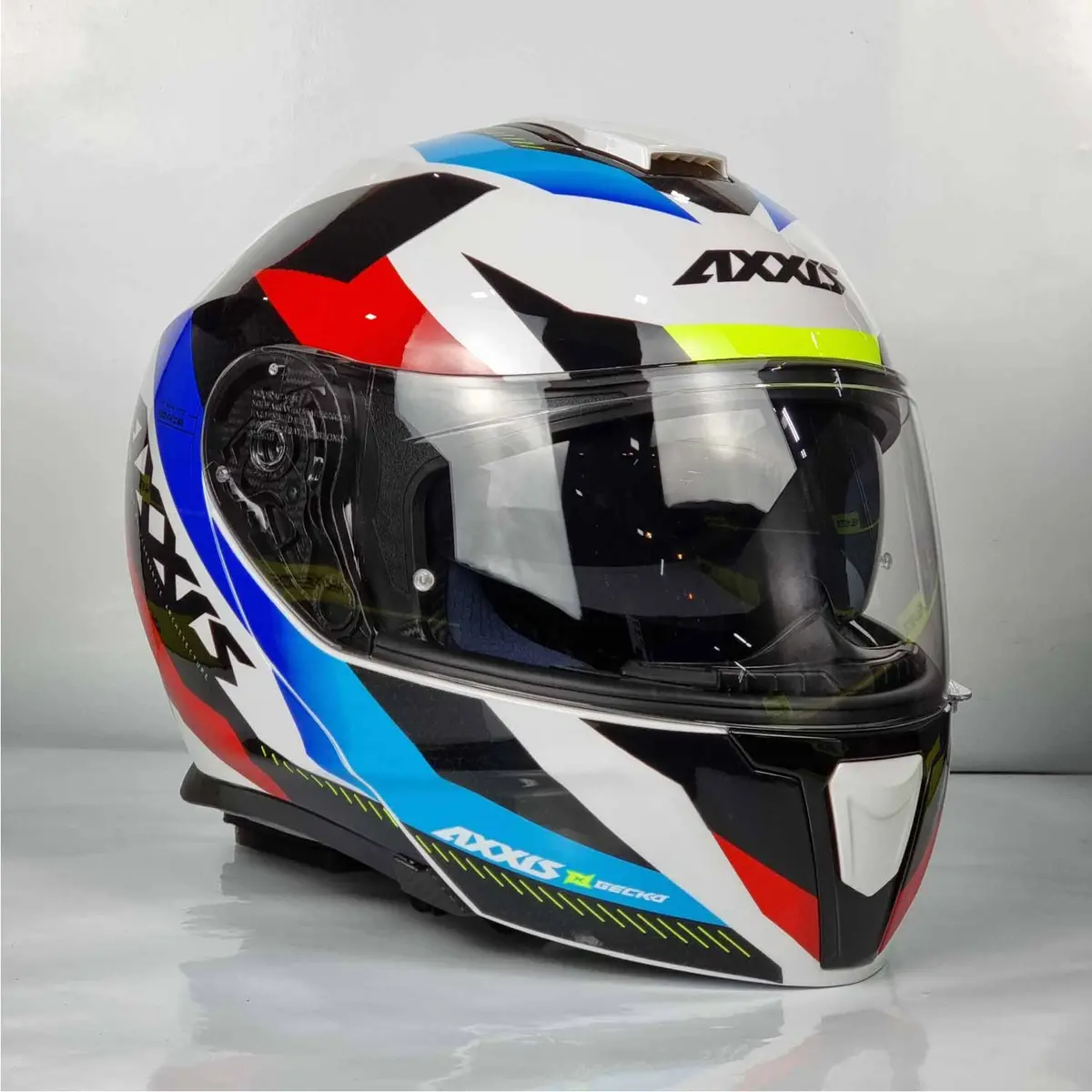 Axxis Helmet Gecko Shield (D7 Gloss Blue) 1