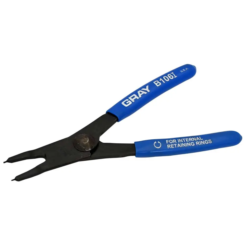 Fixed Tip Industrial Snap Ring Pliers (Internal Type) With Vinyl Grips 1