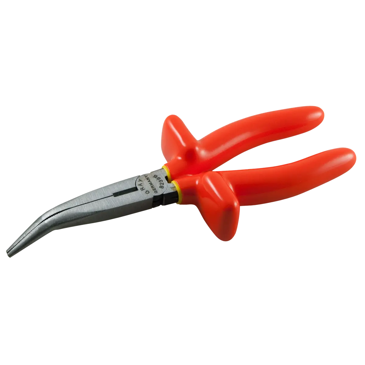 Insulated Needle Nose 45° Curved With Cutter 1
