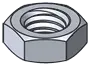 Hex Jam Nut Zinc Plated Steel 5/16"-24 Su-13-4/W3 1