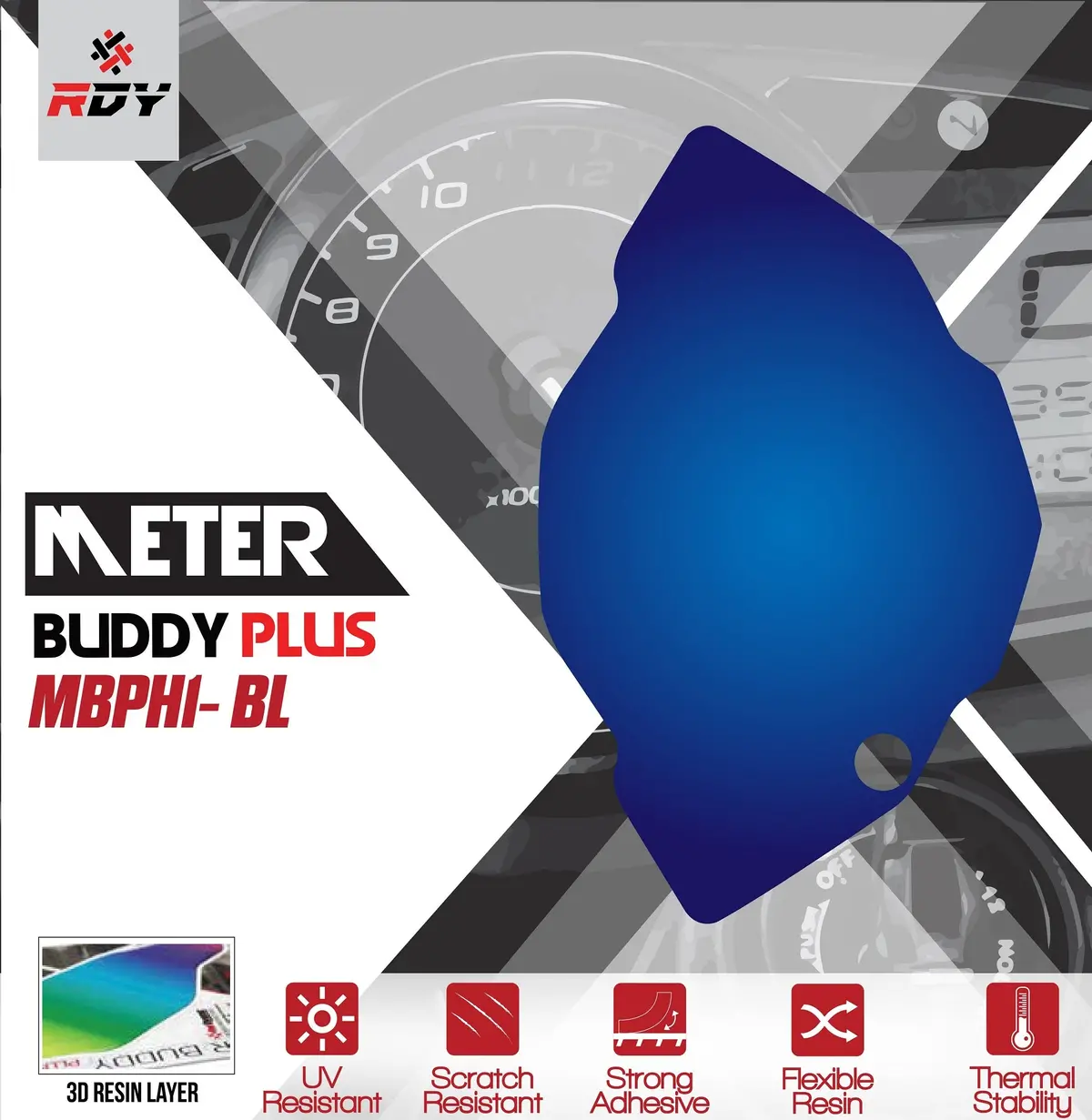 Rdy Meter Buddy Plus Fits For Honda Rs150r / Gtr 150R / Sonic 150R / Winner 150 V1 ('16-) 1