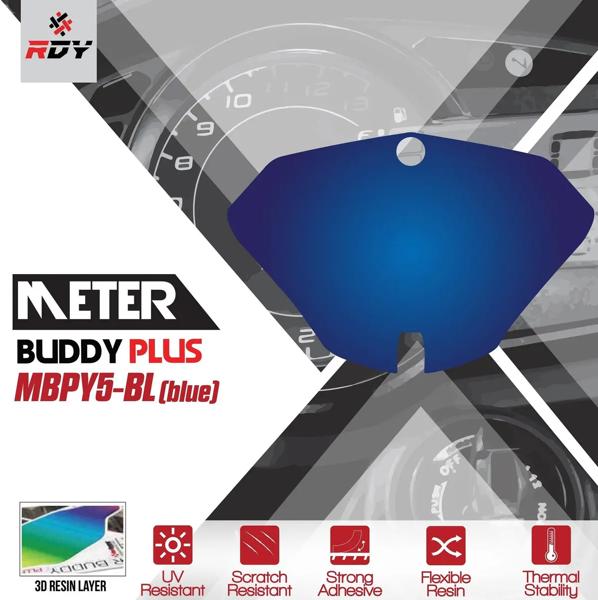 Rdy Meter Buddy Plus Fits For Yamaha Nvx / Aerox 125 / 155 ('16-) 1