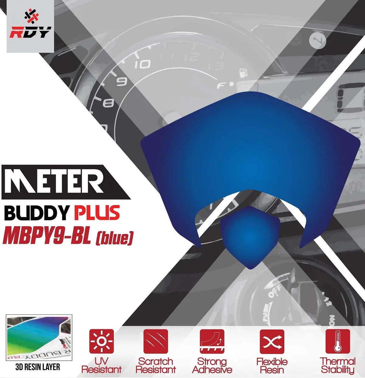 Rdy Meter Buddy Plus Fits For Yamaha Mio / Ego Avantiz 125 ('17-) 1