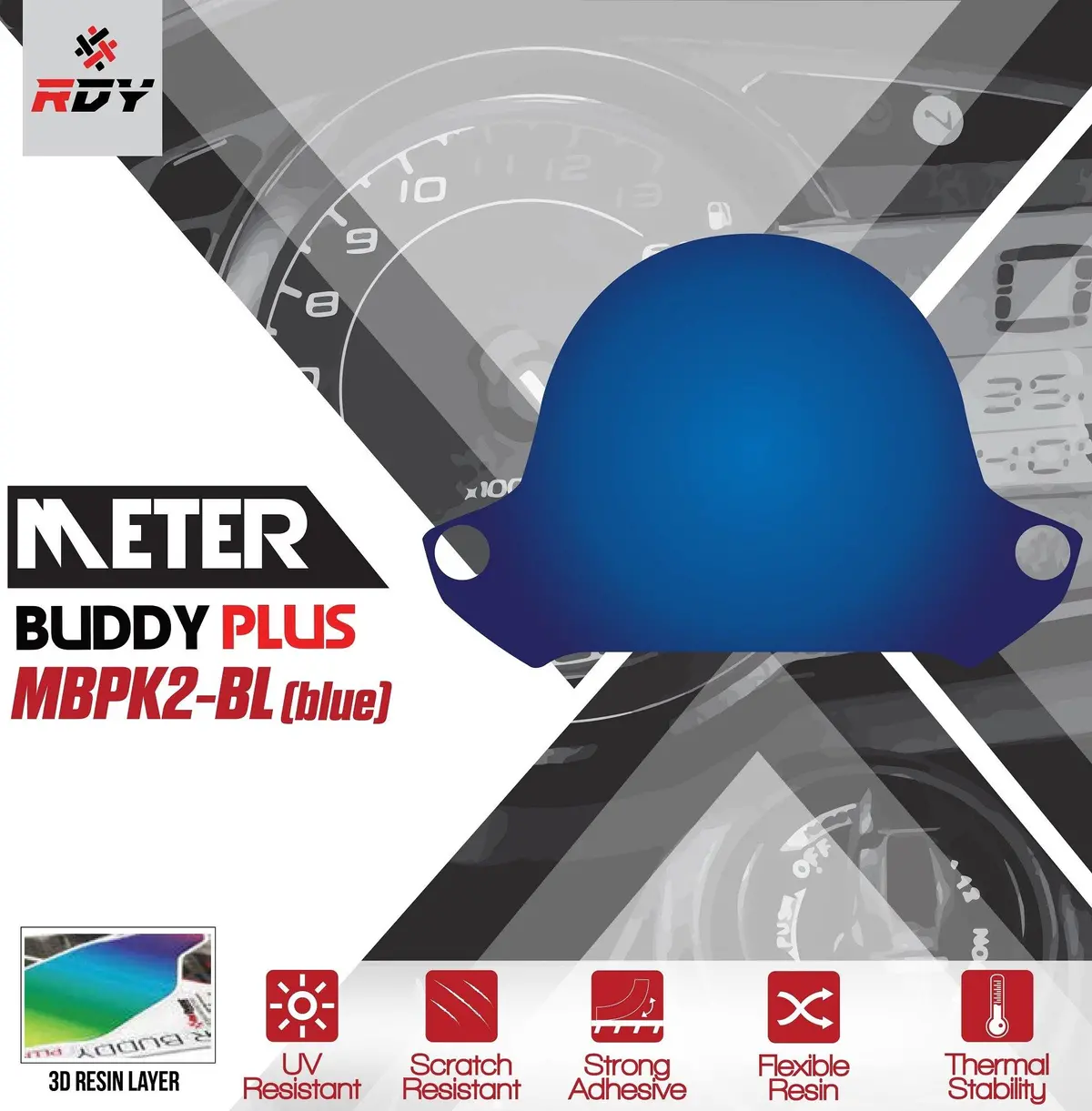Rdy Meter Buddy Plus Fits For Kawasaki Z900 ('17-) / Z650 ('17-) / Z250 Abs ('18-) 1