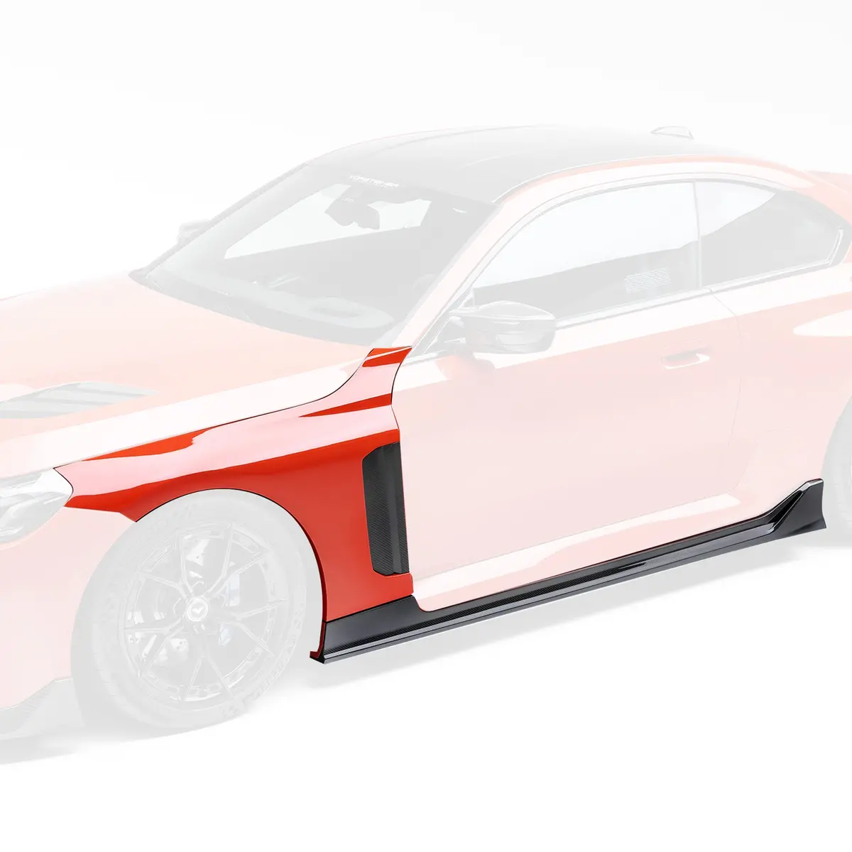 Bmw G8x M2 Vrs Aero Vented Fenders With Side Skirts Carbon Fiber Pp 2X2 Glossy 1