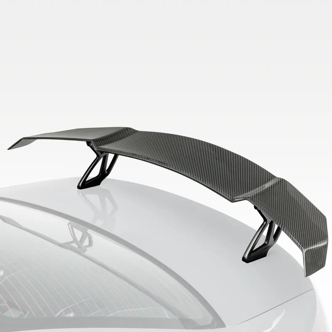Bmw G8x M3 | M4 Carbon Fiber Aero Wing Blade With Matte Black Uprights 1