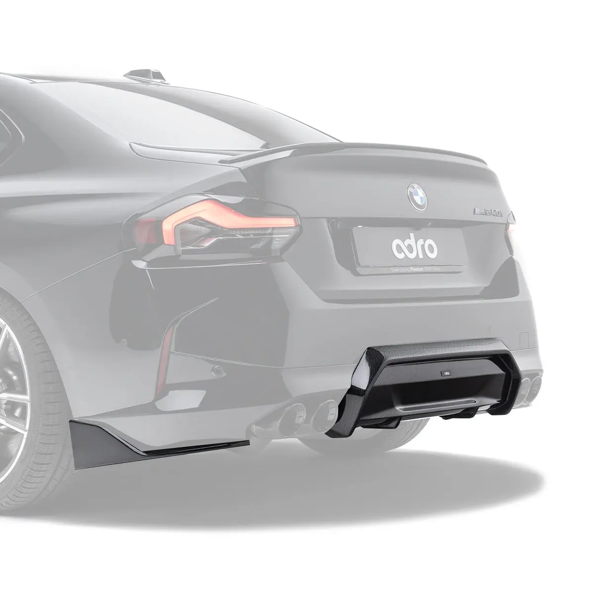 Bmw G42 M240i Carbon Fiber Rear Diffuser 1