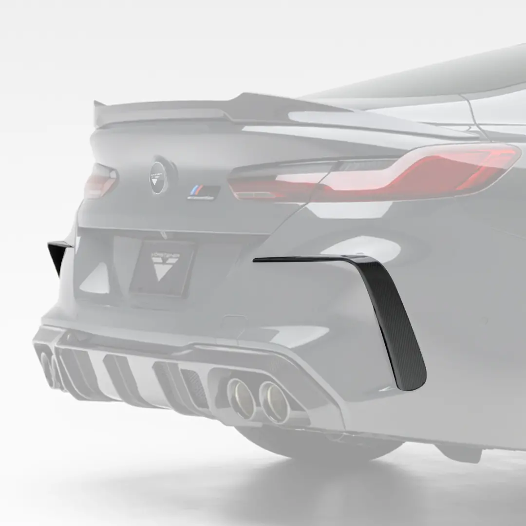 Bmw F9x M8 Vrs Aero 2 Pc Eye Brows On Rear Bumper 1