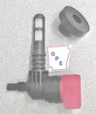 192980Gs Fuel Valve With Grommet // Same As Generac 192980 Fuel Valve Kit Fm 50-98 1