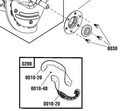 1687804 Kit, Auger Flights Brute Snow Thrower Reference 0200 Shown 1