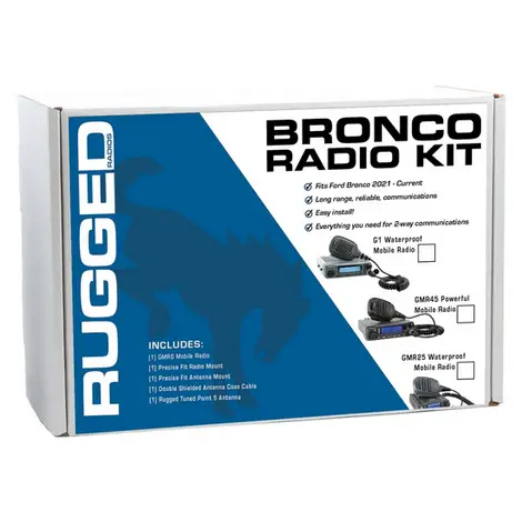 Ford Bronco G1 Two-Way Gmrs Mobile Radio Kit | Rugged Radios 1