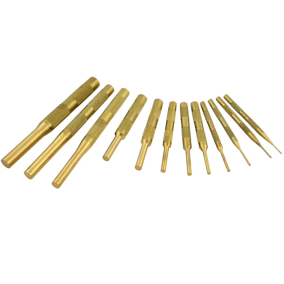 12 Piece Brass Pin Punch Set 1
