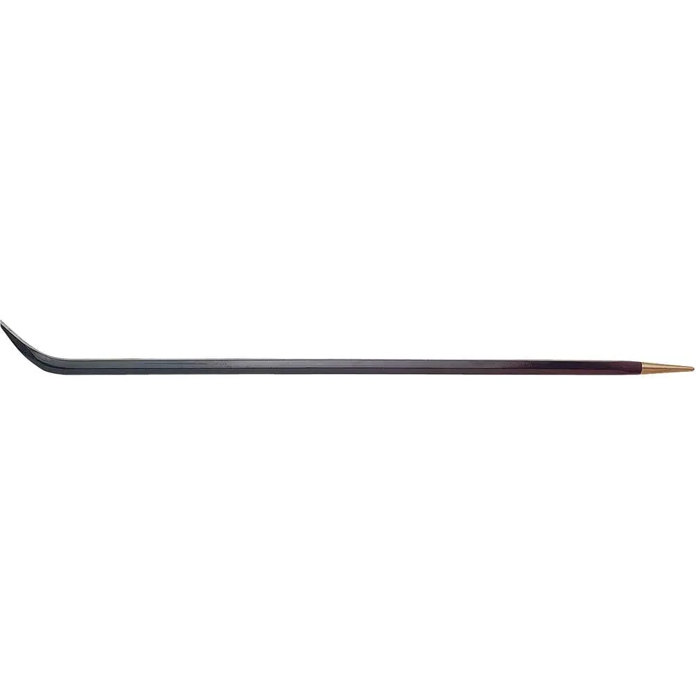 Railroad Track Pry Bar, 45­° Bent End Royal Blue Paint Finish 1