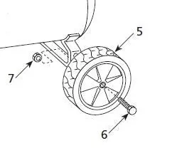 Speedaire Wheel Wa005400av Campbell Hausfeld 1