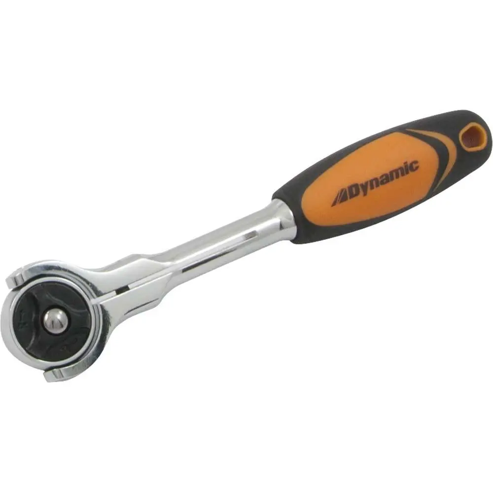 1/4" Drive Swivel Head 72 Tooth Ratchet With Comfort Grip Handle 1