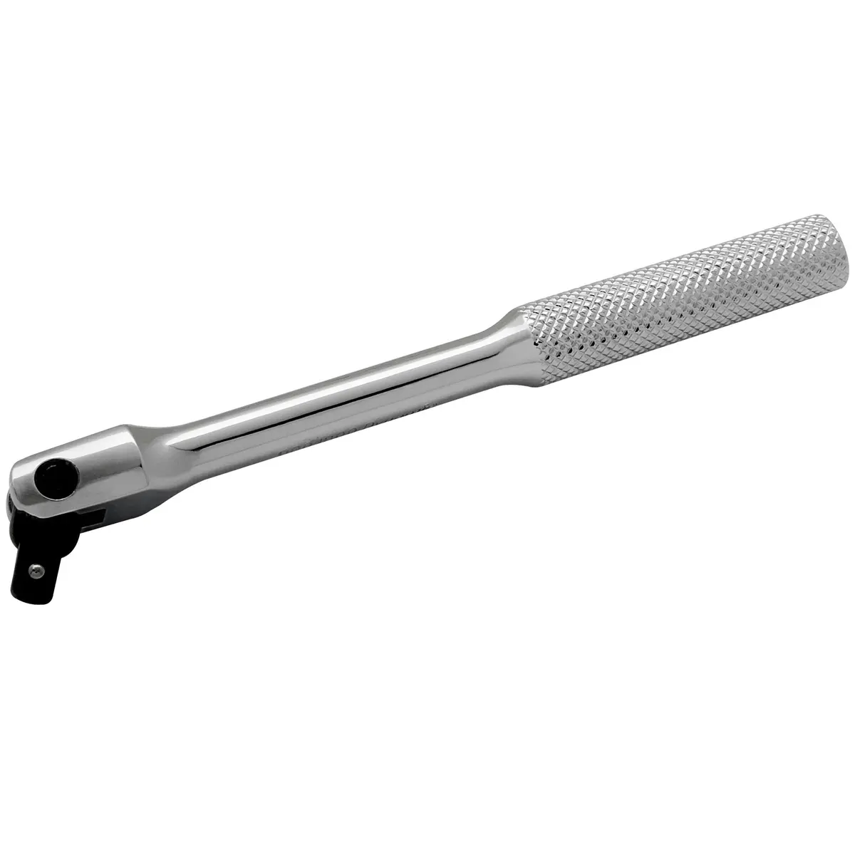 1/4" Drive Flex Handle, Chrome Finish, 6" Long 1