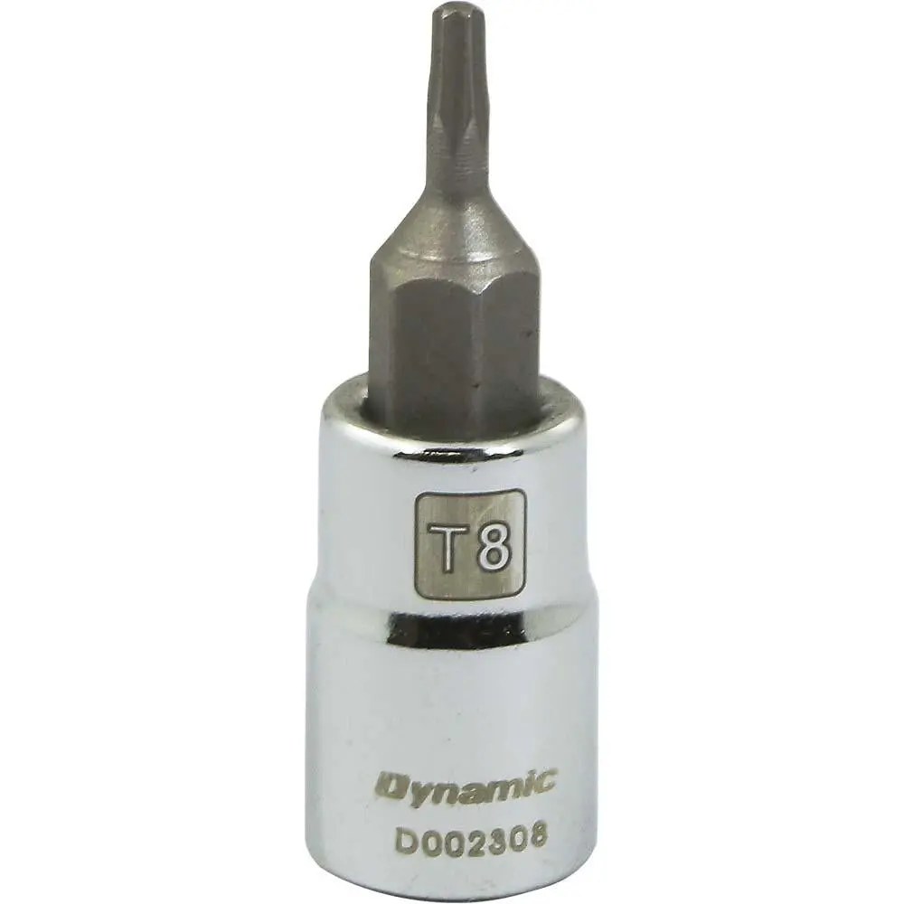 1/4" Drive Torx® Head Socket, Standard Length Chrome Sockets 1