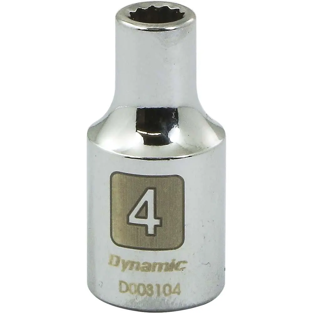 1/4" Drive 12 Point Metric Chrome Sockets 1