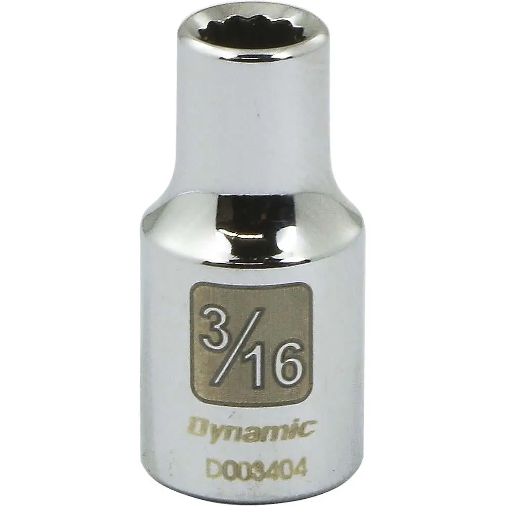 1/4" Drive 12 Point Sae Standard Length Chrome Sockets 1