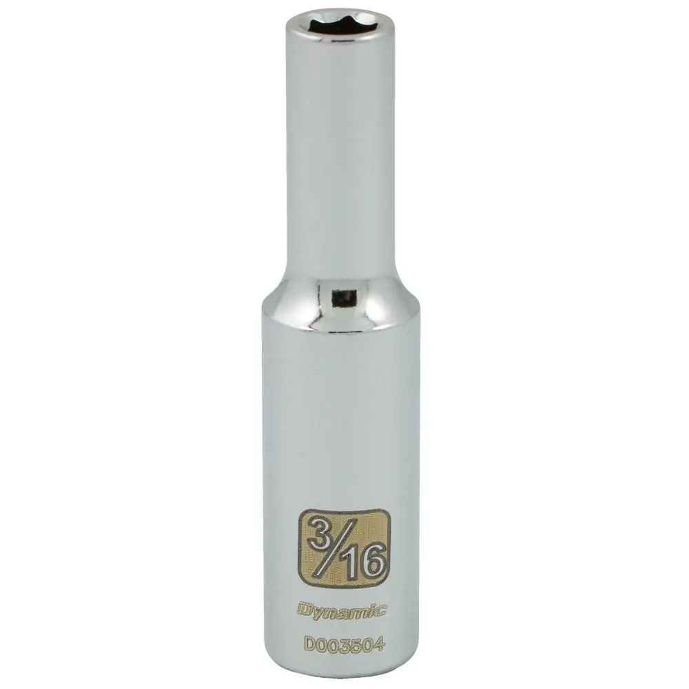 1/4" Drive 6 Point Sae Deep Length Chrome Sockets 1