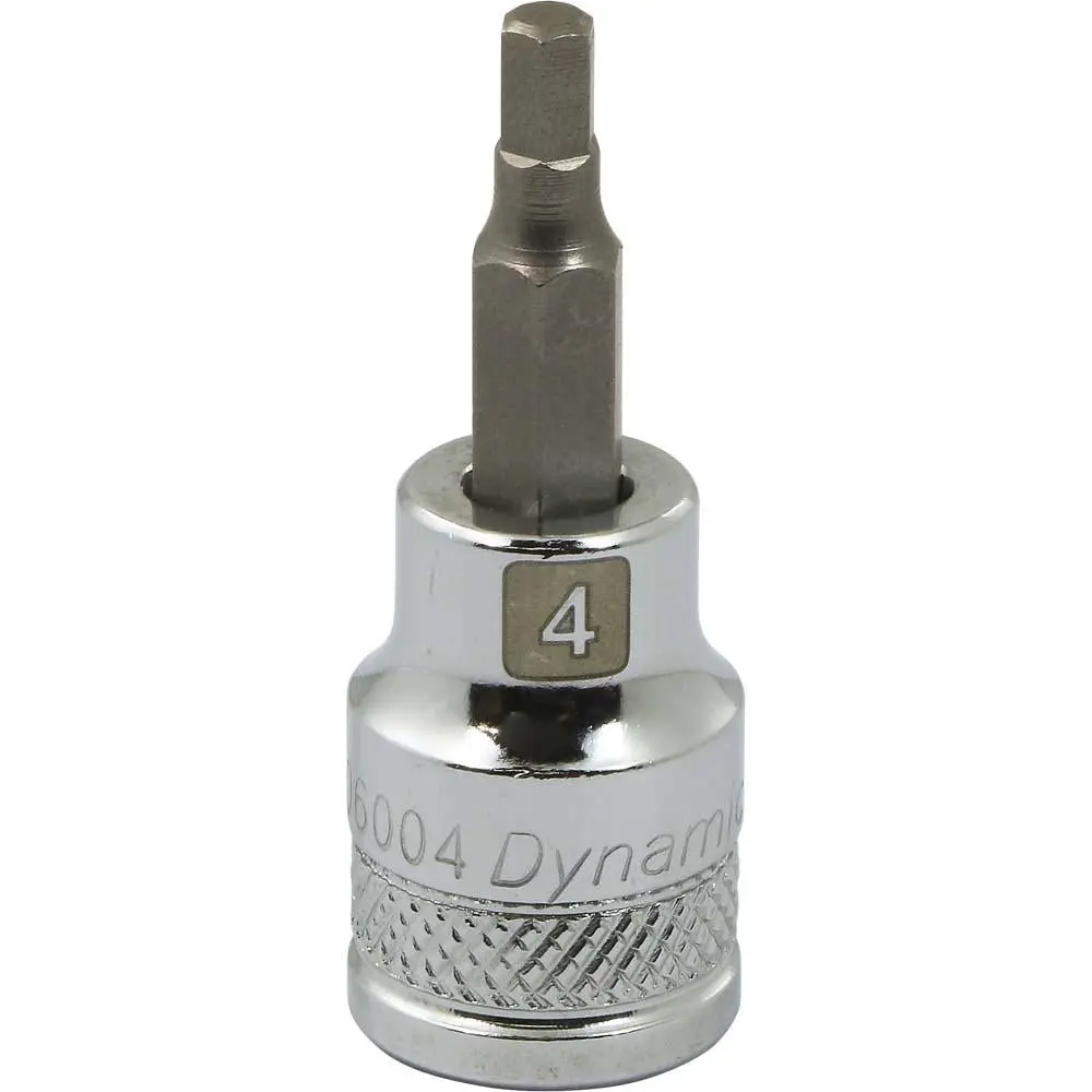 3/8" Drive Metric Hex Head Standard Length Chrome Bit Sockets 1