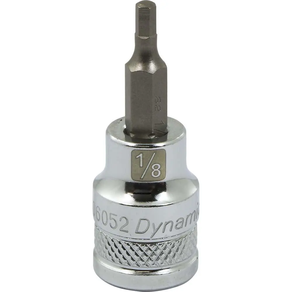 3/8" Drive Sae Hex Head Standard Length Chrome Bit Sockets 1