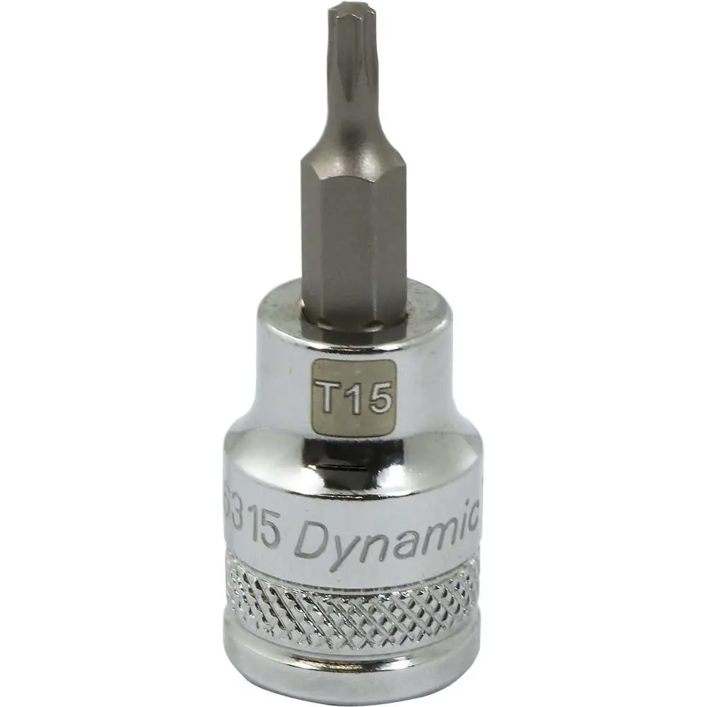 3/8" Drive Torx® Head Standard Length Chrome Bit Sockets 1