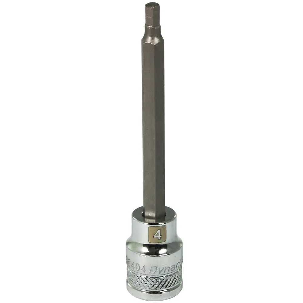 3/8" Drive Metric Hex Head Long Length Chrome Bit Sockets 1