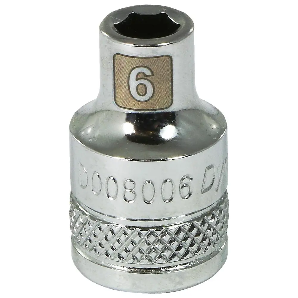3/8" Drive 6 Point Metric Standard Length, Chrome Sockets 1