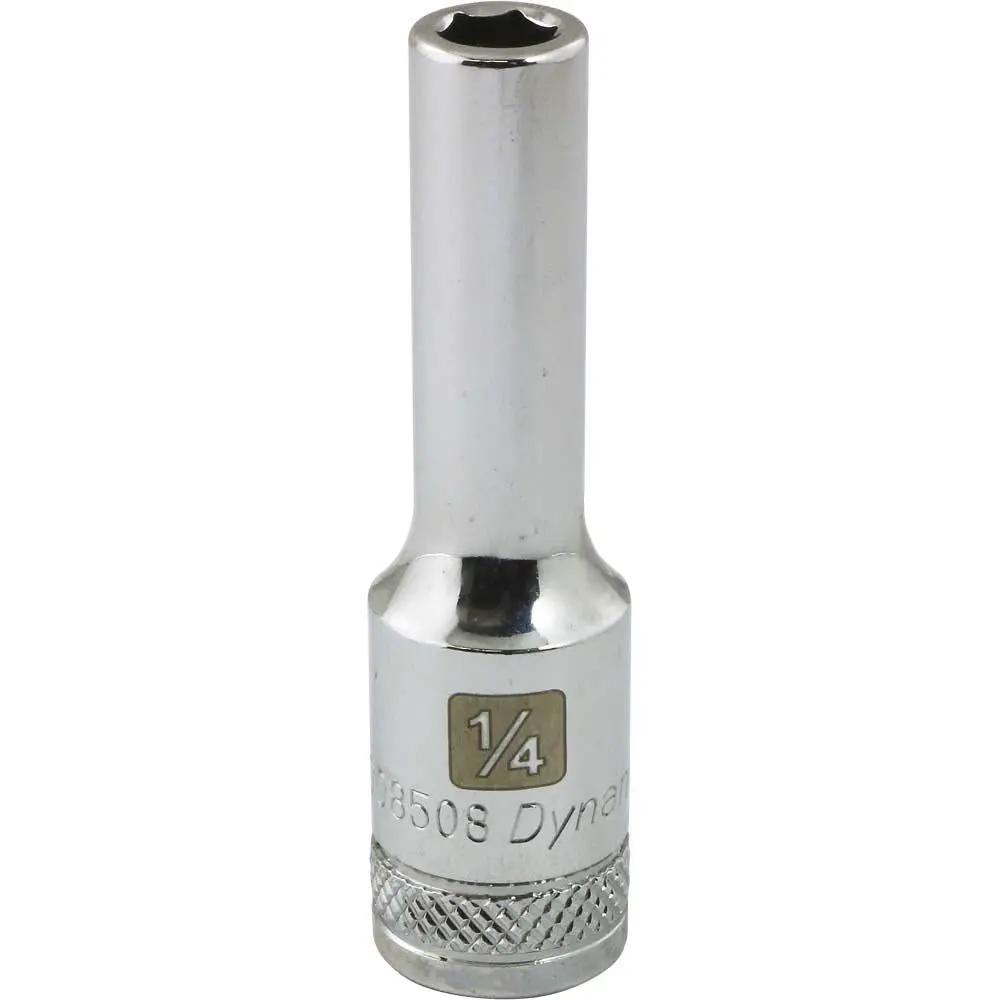 3/8" Drive 6 Point Sae, Deep Length, Chrome Sockets 1