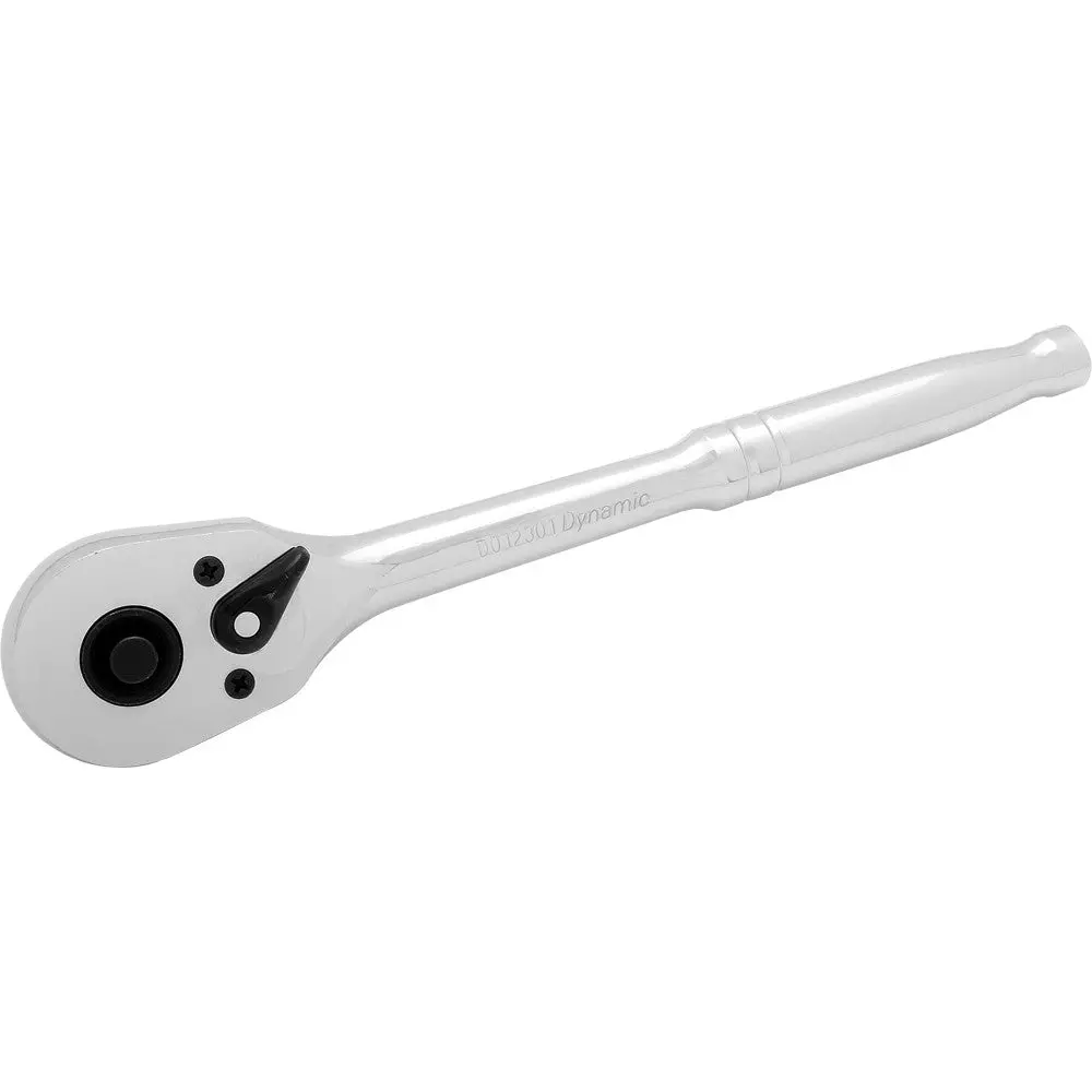 1/2" Drive 45 Tooth Quick Release Ratchet, 9", Chrome Finish 1