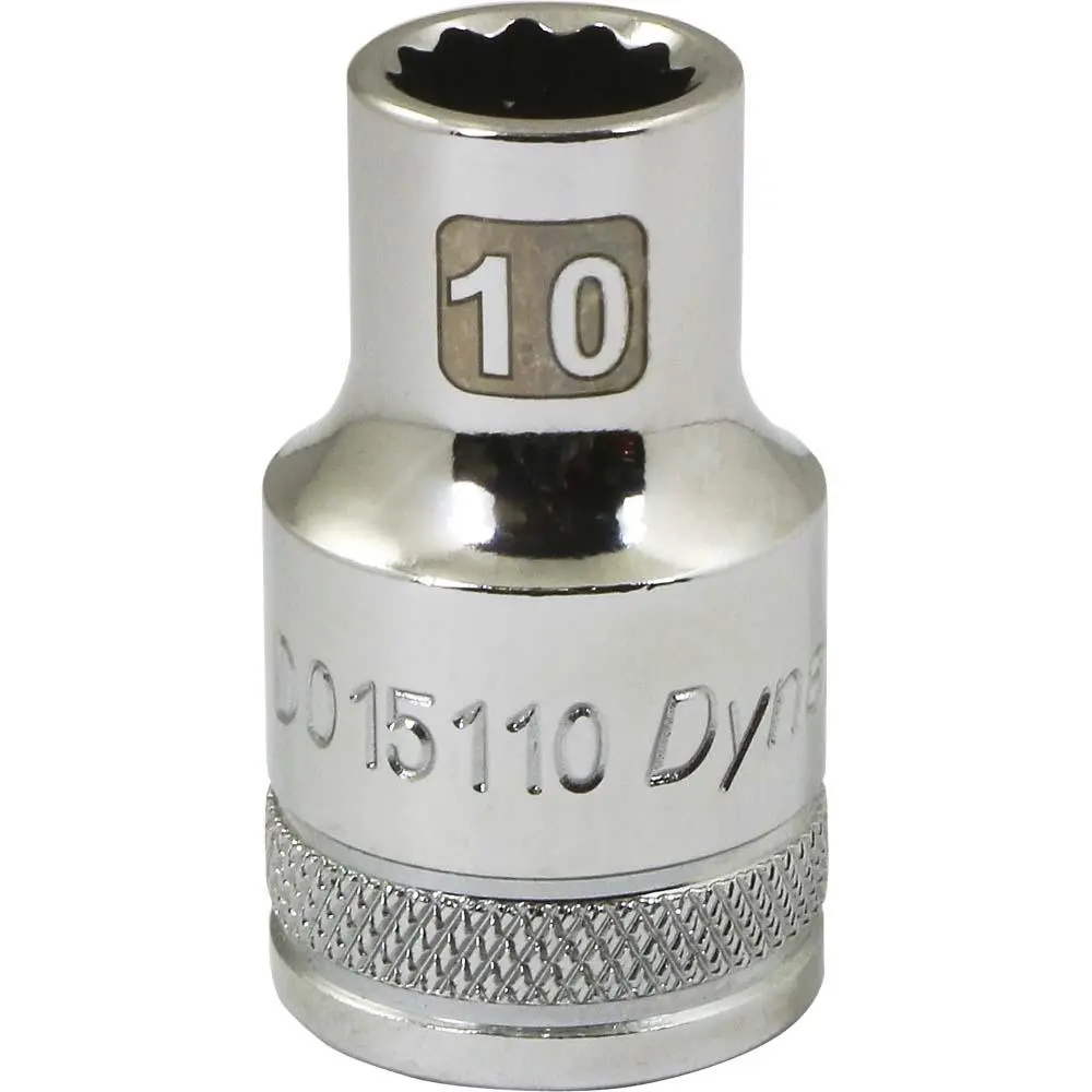 1/2" Drive 12 Point Metric, Standard Length, Chrome Sockets 1