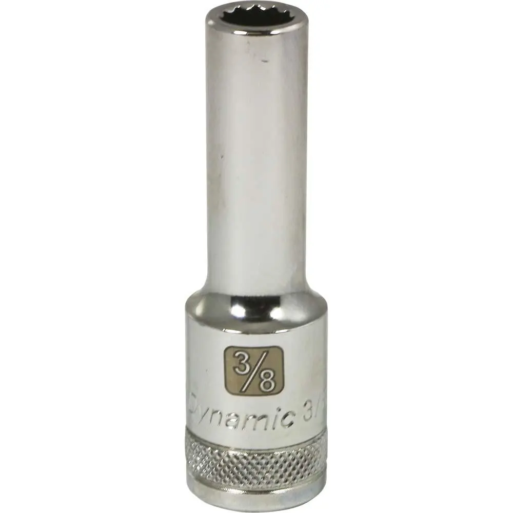 1/2" Drive 12 Point Sae, Deep Length, Chrome Sockets 1