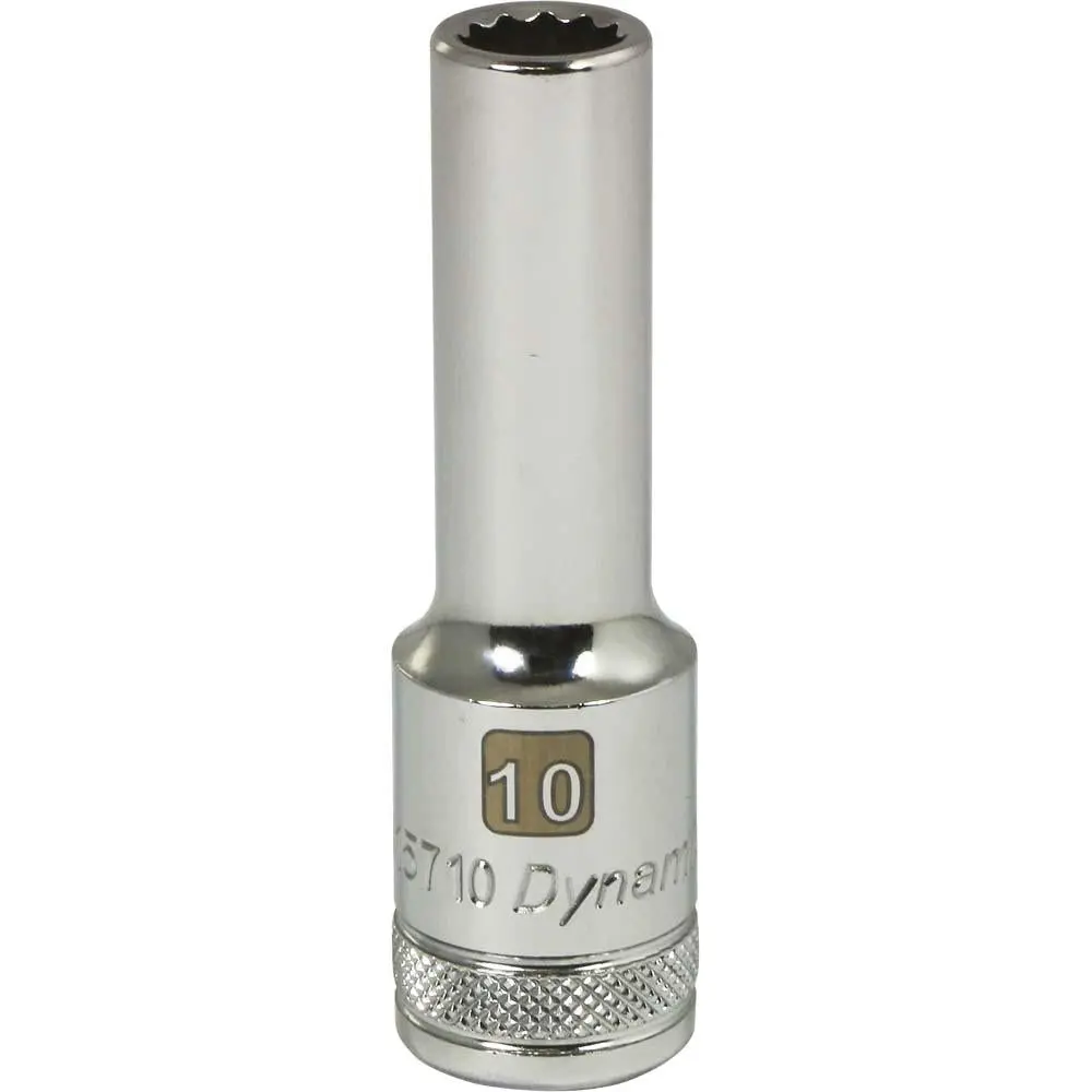 1/2" Drive 12 Point Metric, Deep Length, Chrome Sockets 1