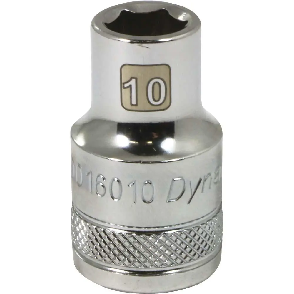 1/2" Drive 6 Point Metric, Standard Length, Chrome Sockets 1