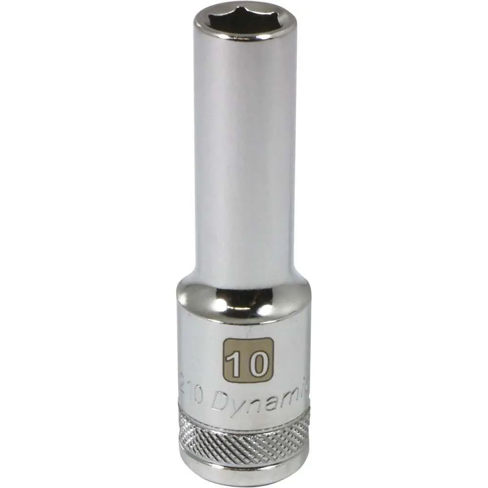 1/2" Drive 6 Point Metric, Deep Length, Chrome Sockets 1