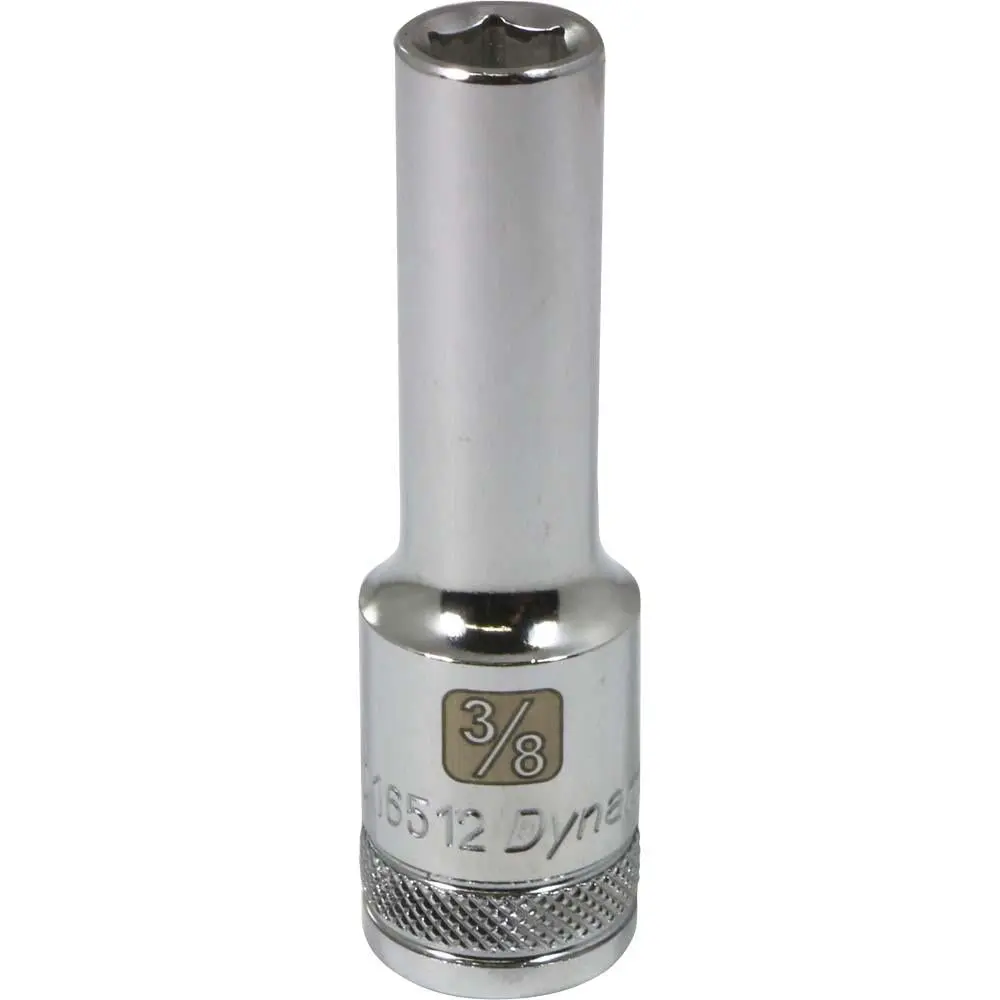 1/2" Drive 6 Point Sae, Deep Length, Chrome Sockets 1
